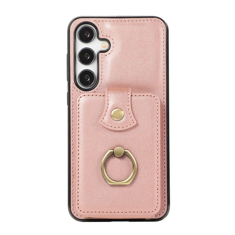 Case Hoesje Samsung Galaxy A15 5g Telefoonhoesje Kaarthouder En Schouderband