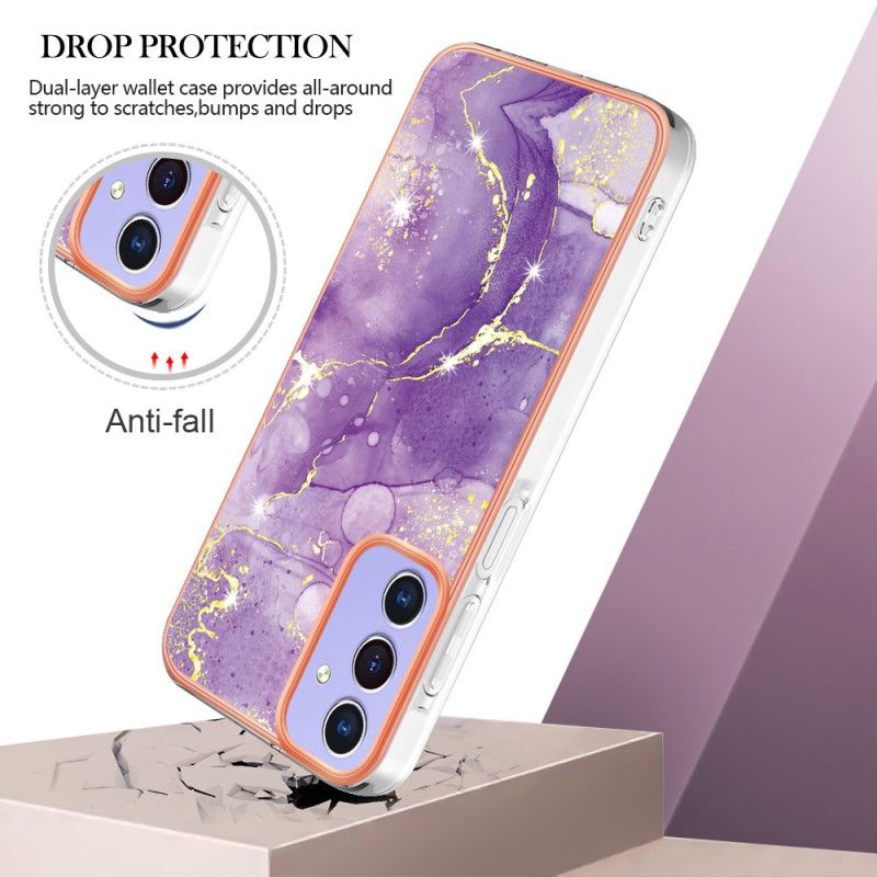 Cover Hoesje Samsung Galaxy A15 5g Telefoonhoesje Marmereffect