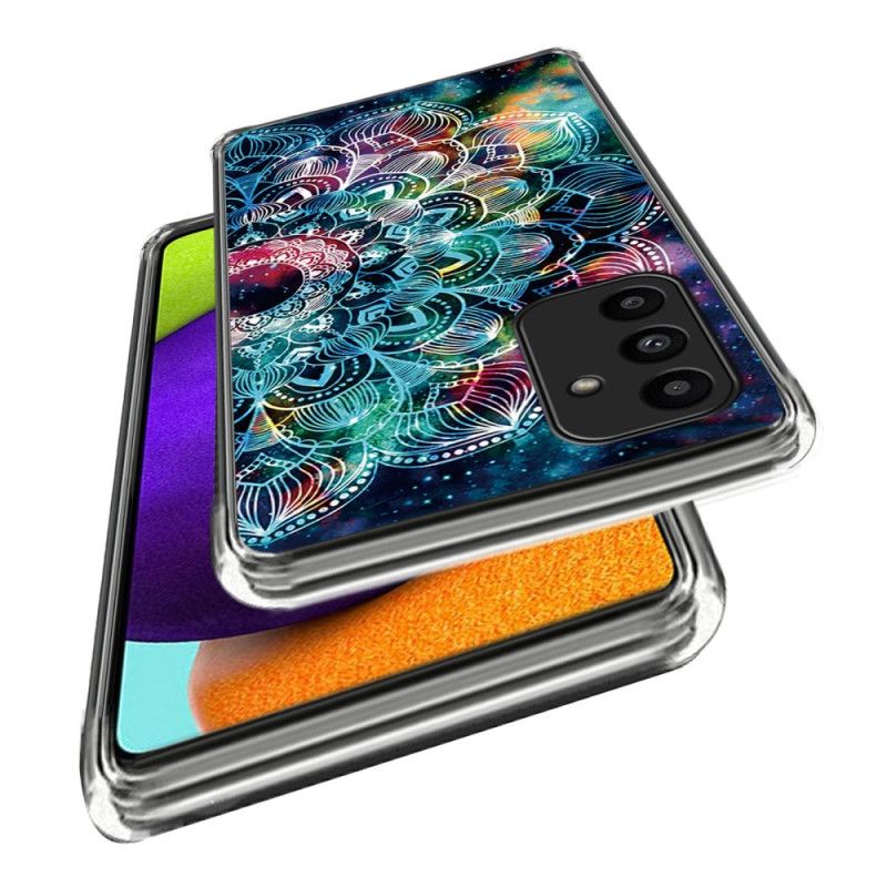 Cover Hoesje Samsung Galaxy A15 5g Telefoonhoesje Sterrenhemel En Mandala