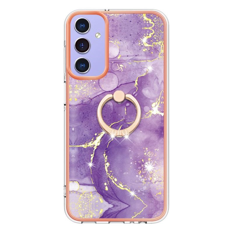 Cover Hoesje Samsung Galaxy A15 5g Telefoonhoesje Steunring Met Marmereffect