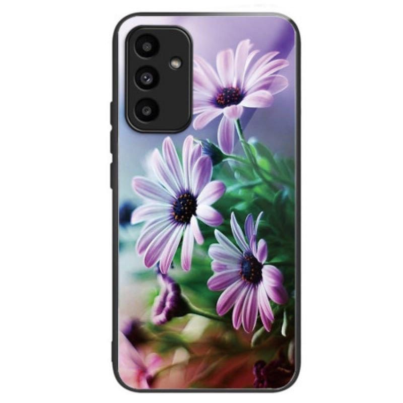 Hoesje Samsung Galaxy A15 5g Chrysanten Van Gehard Glas