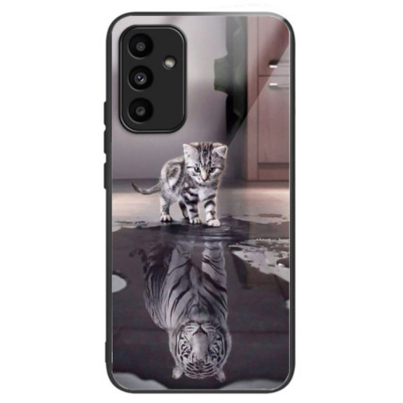 Hoesje Samsung Galaxy A15 5g Kitten Dream Gehard Glas Bescherming Hoesje