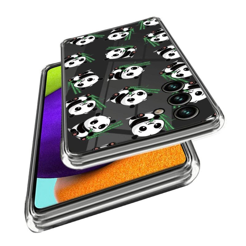 Hoesje Samsung Galaxy A15 5g Panda's Bescherming Hoesje