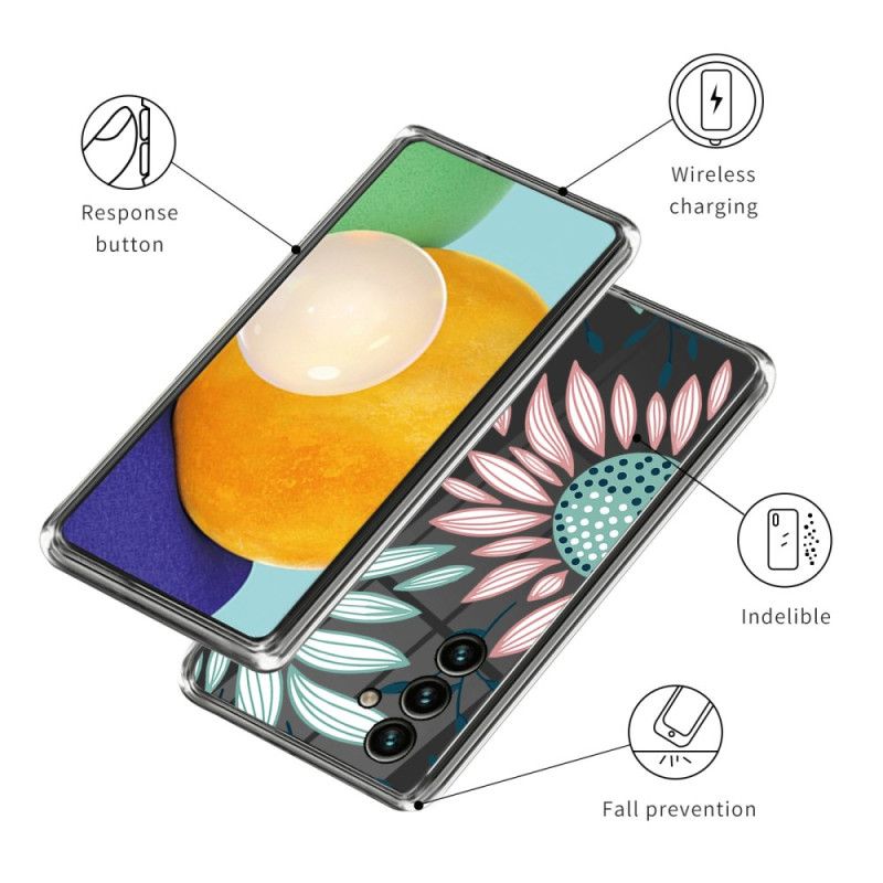 Hoesje Samsung Galaxy A15 5g Zonnebloemen Bescherming Hoesje