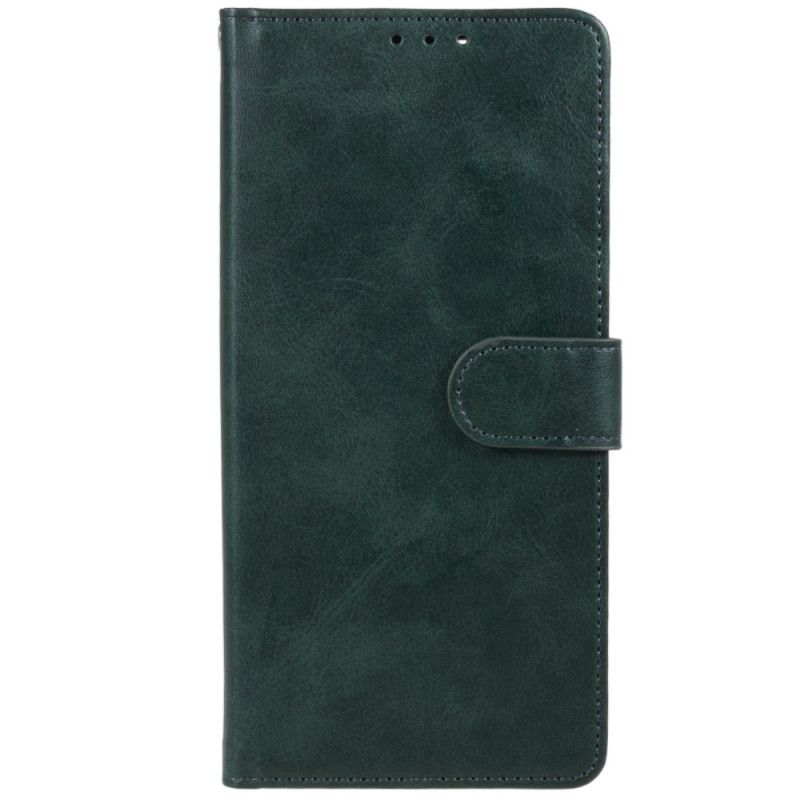 Leren Hoesje Voor Samsung Galaxy A15 5g Mat Lederen Stijl Met Riem