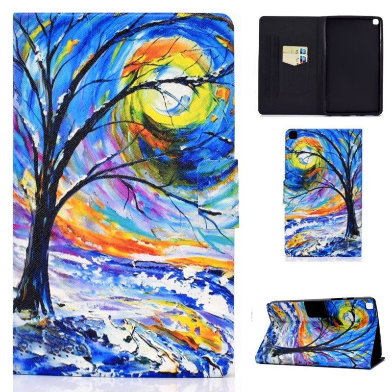 Bescherming Hoesje Samsung Galaxy Tab A7 Telefoonhoesje Kunstboom