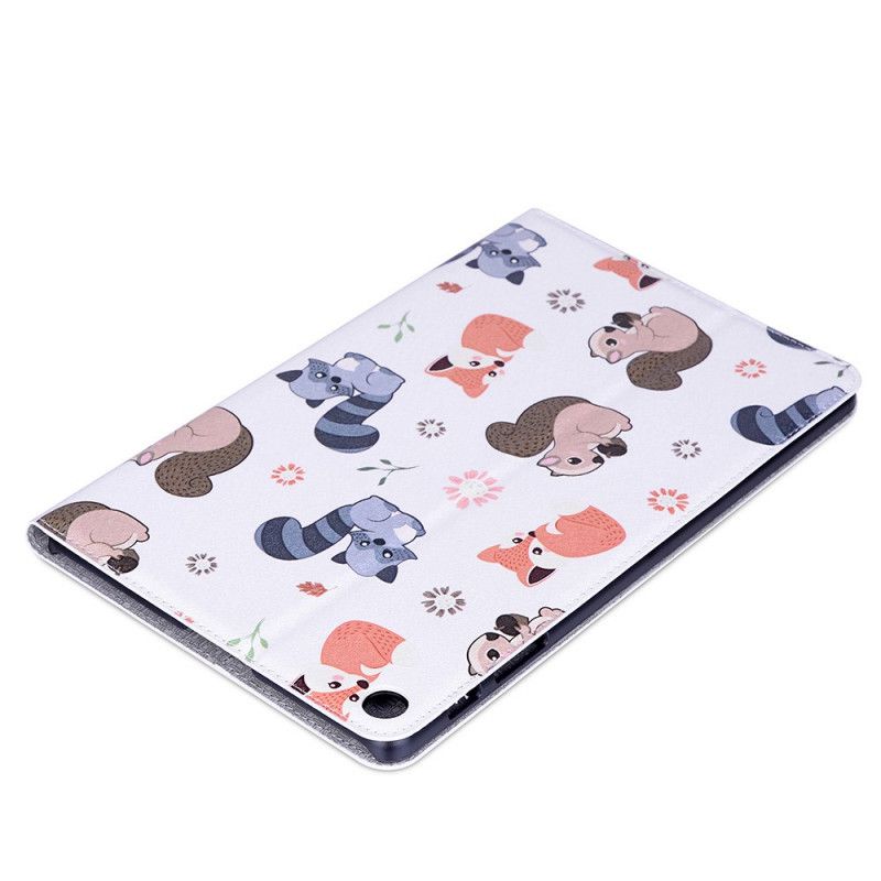 Case Samsung Galaxy Tab A7 Bruin Wit Telefoonhoesje Eekhoorns