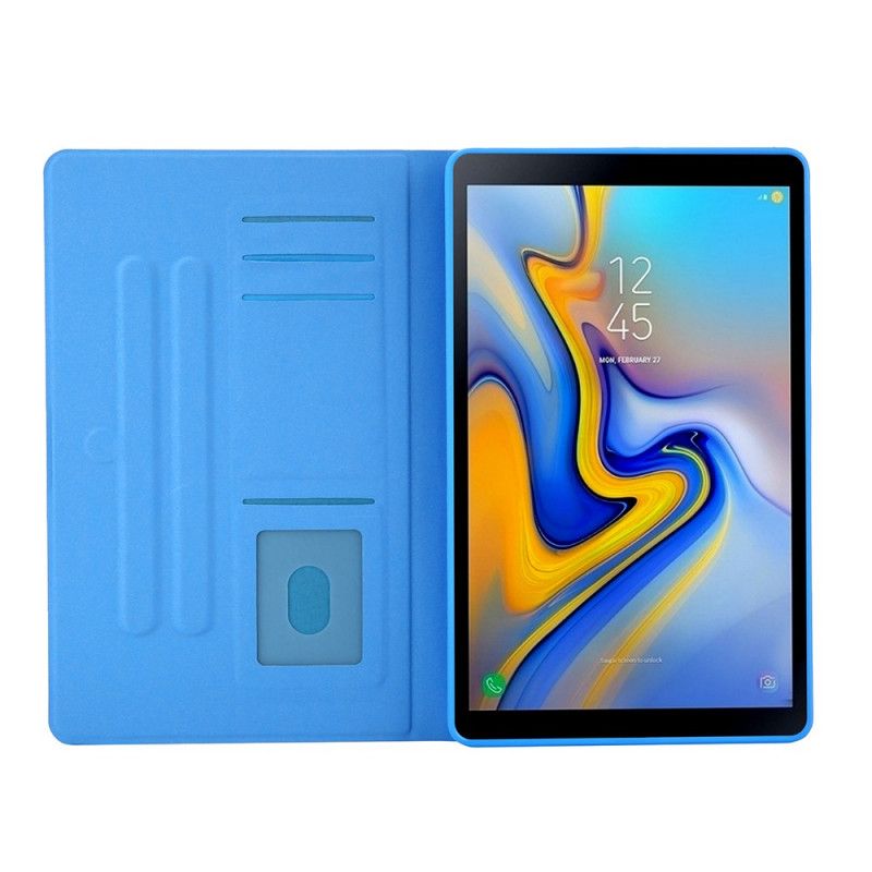 Cover Folio-hoesje Samsung Galaxy Tab A7 Telefoonhoesje Het Leven Is Kort