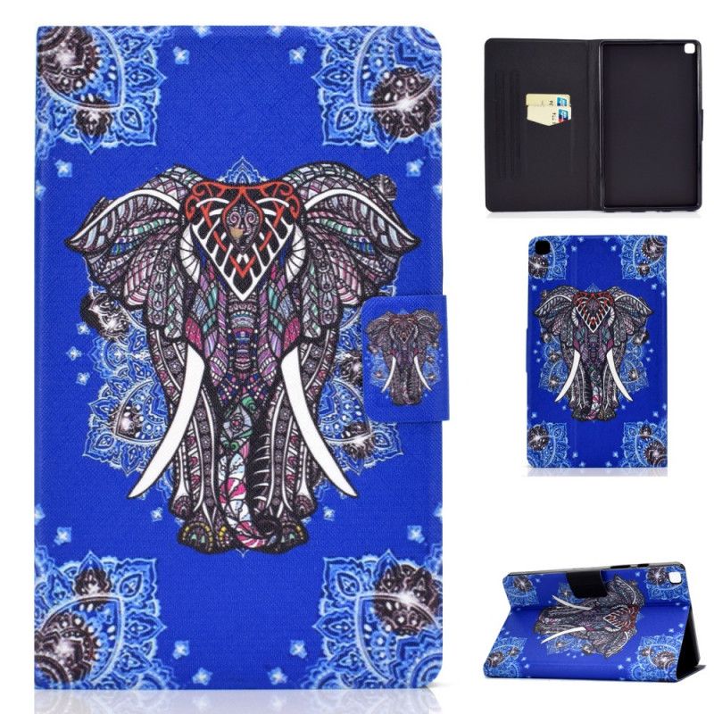 Cover Folio-hoesje Samsung Galaxy Tab A7 Telefoonhoesje Indische Olifant