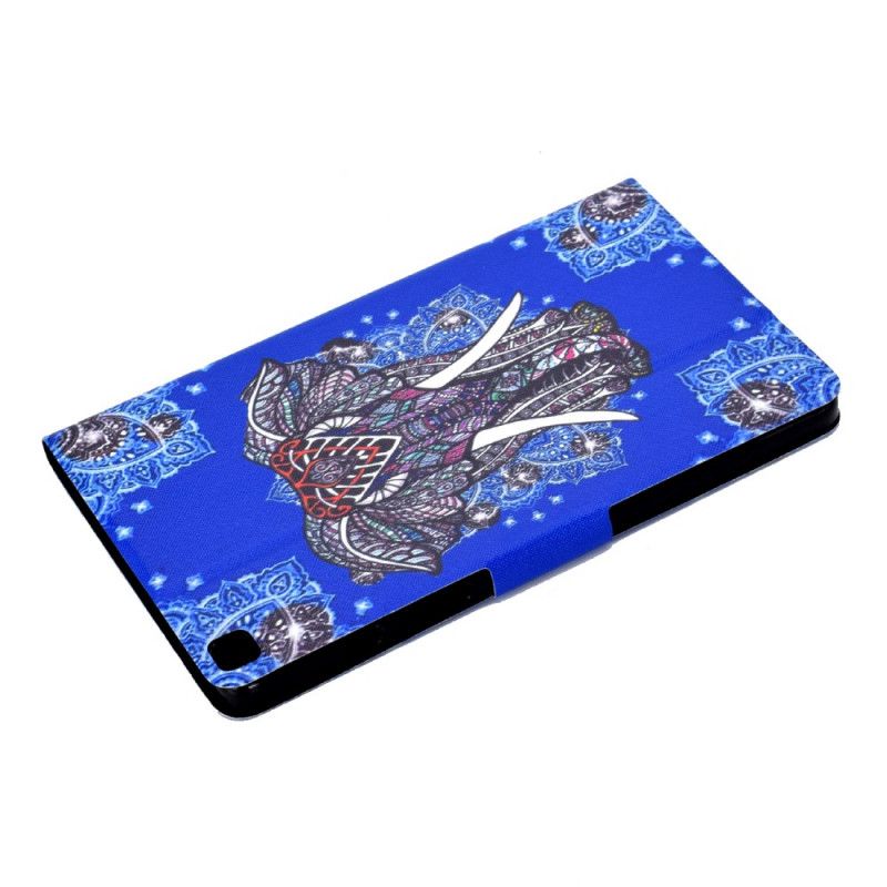 Cover Folio-hoesje Samsung Galaxy Tab A7 Telefoonhoesje Indische Olifant