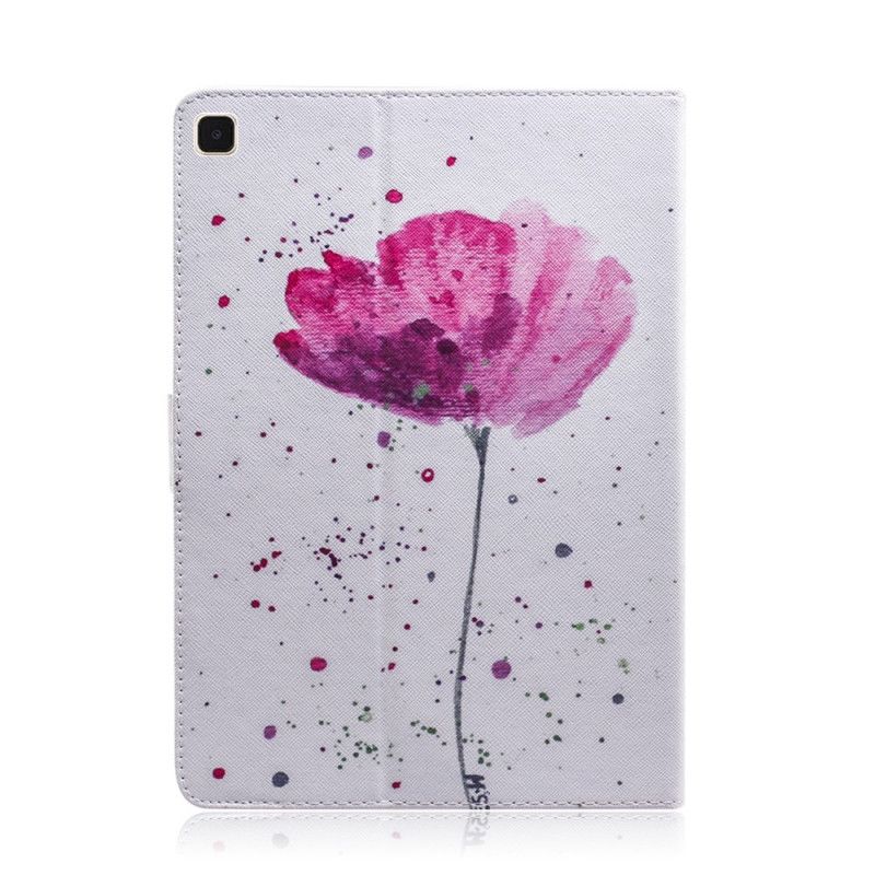 Cover Folio-hoesje Samsung Galaxy Tab A7 Telefoonhoesje Klaproos