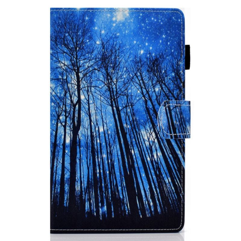 Cover Folio-hoesje Samsung Galaxy Tab A7 Telefoonhoesje Nachtbos