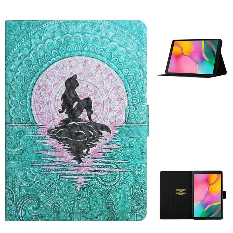 Cover Folio-hoesje Samsung Galaxy Tab A7 Telefoonhoesje Zeemeermin Mandala