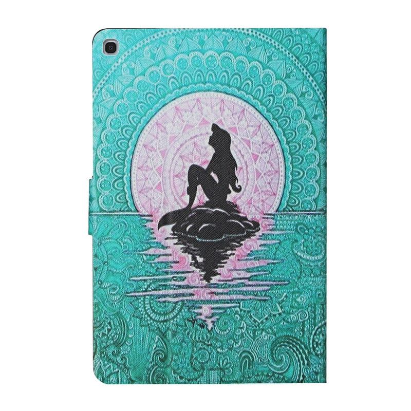 Cover Folio-hoesje Samsung Galaxy Tab A7 Telefoonhoesje Zeemeermin Mandala