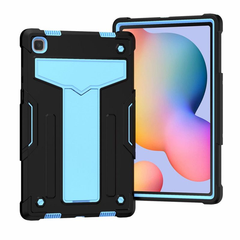 Cover Hoesje Samsung Galaxy Tab A7 Grijs Zwart Telefoonhoesje Resistente Opvouwbare Steun