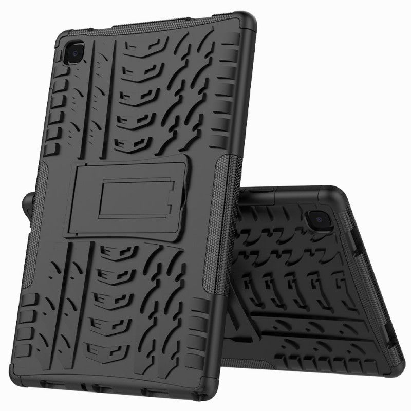 Cover Hoesje Samsung Galaxy Tab A7 Wit Zwart Telefoonhoesje Ultrabestendige Premium