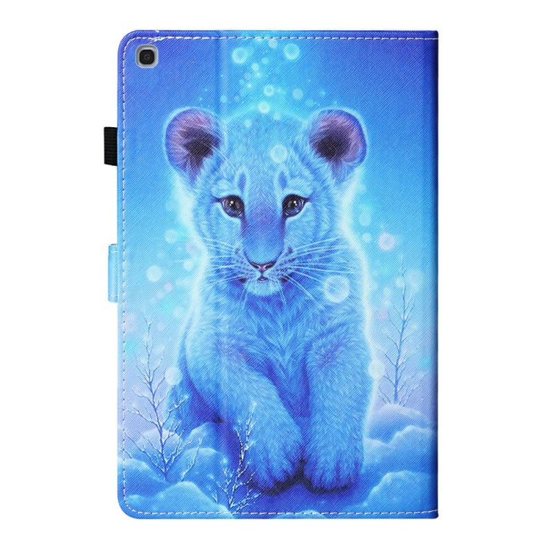 Flip Case Leren Samsung Galaxy Tab A7 Babytijger