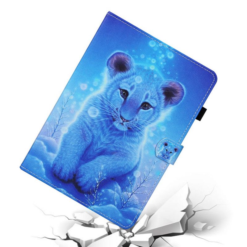 Flip Case Leren Samsung Galaxy Tab A7 Babytijger