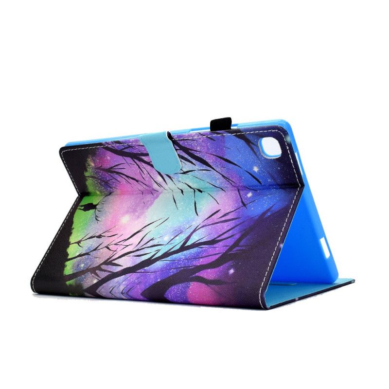 Flip Case Leren Samsung Galaxy Tab A7 Koninklijk Hert