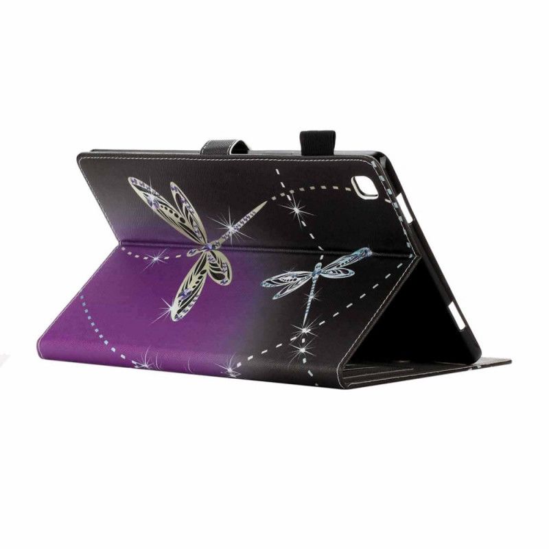 Flip Case Leren Samsung Galaxy Tab A7 Libellen