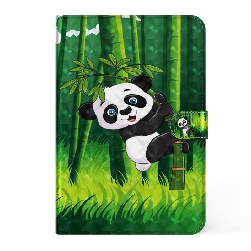 Flip Case Leren Samsung Galaxy Tab A7 Lichtvlek Panda