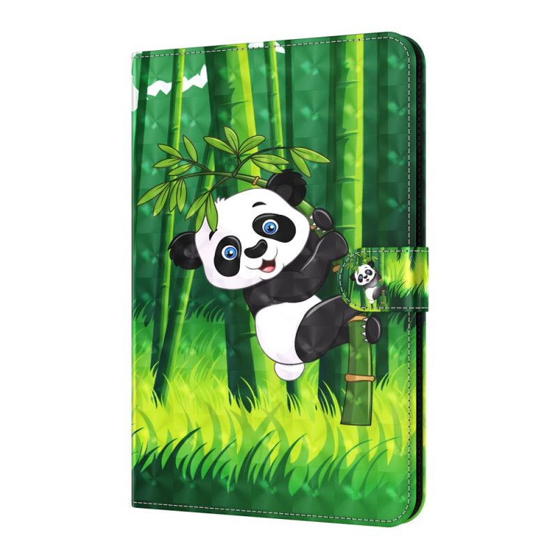 Flip Case Leren Samsung Galaxy Tab A7 Lichtvlek Panda