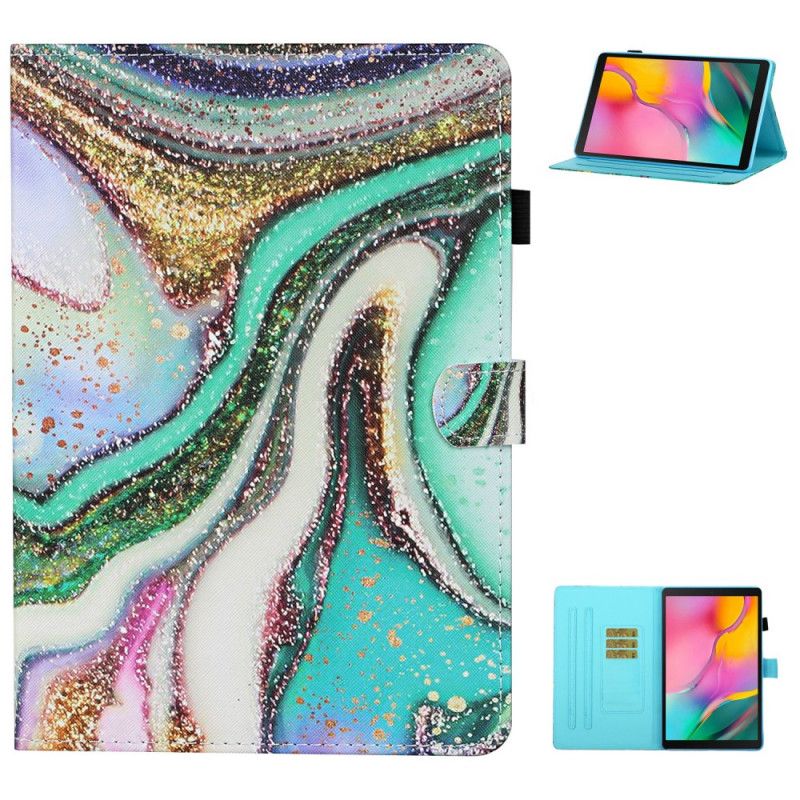 Leren Hoesje Samsung Galaxy Tab A7 Artistiek