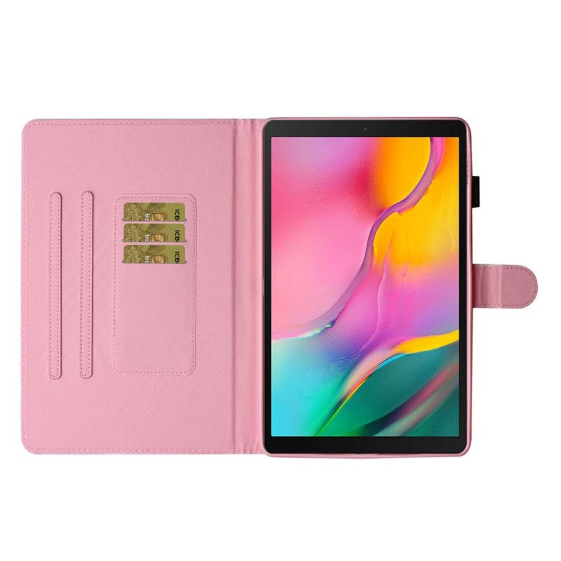 Leren Hoesje Samsung Galaxy Tab A7 Attent Kitten