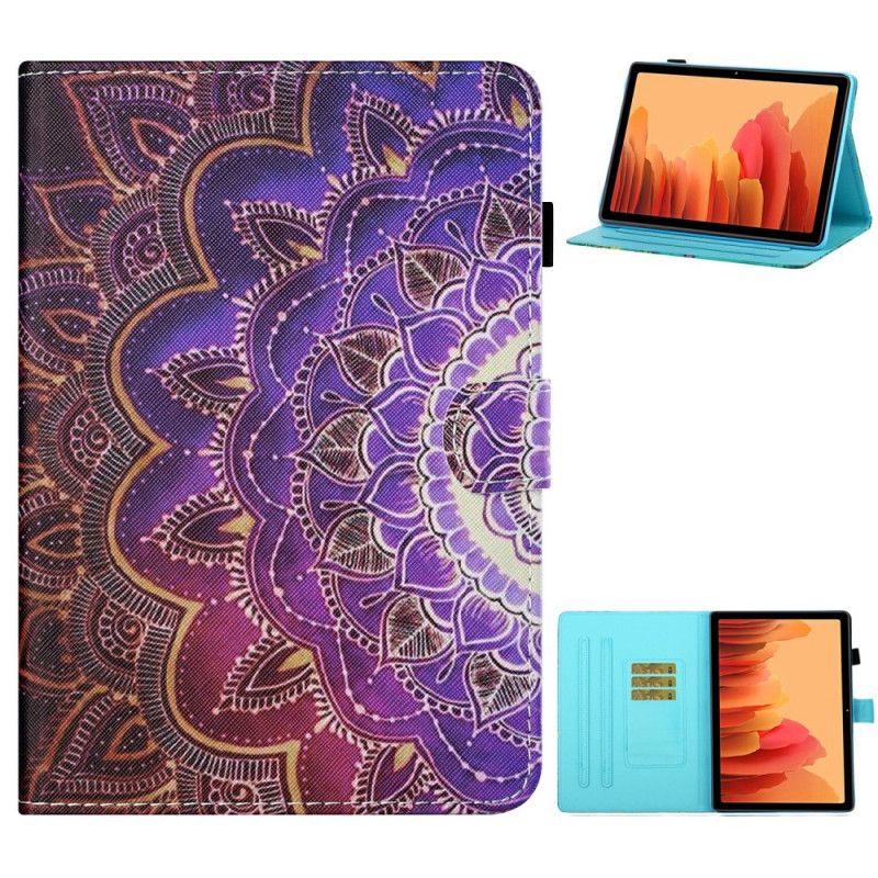 Leren Hoesje Samsung Galaxy Tab A7 Telefoonhoesje Mandala Kunst