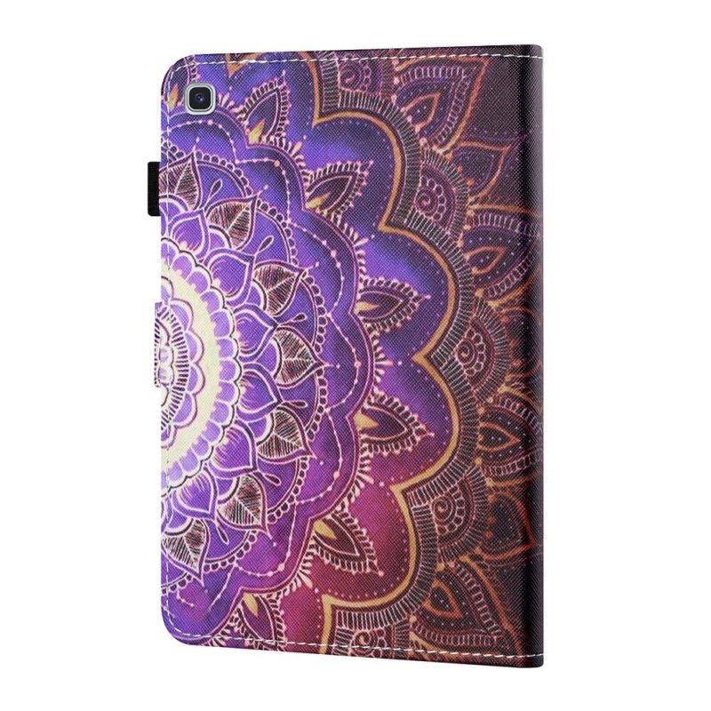 Leren Hoesje Samsung Galaxy Tab A7 Telefoonhoesje Mandala Kunst