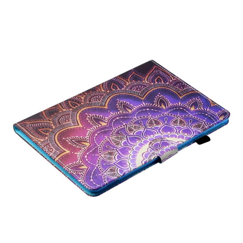 Leren Hoesje Samsung Galaxy Tab A7 Telefoonhoesje Mandala Kunst