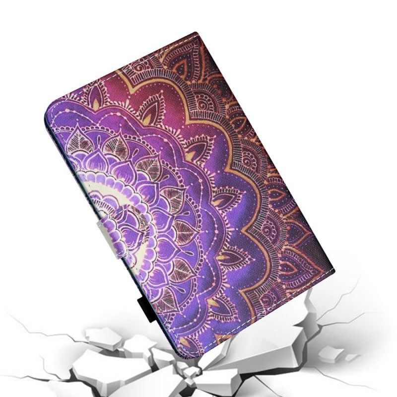 Leren Hoesje Samsung Galaxy Tab A7 Telefoonhoesje Mandala Kunst