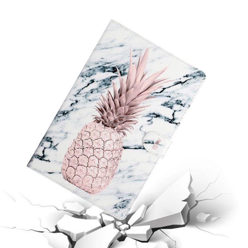 Leren Hoesje voor Samsung Galaxy Tab A7 Ananas