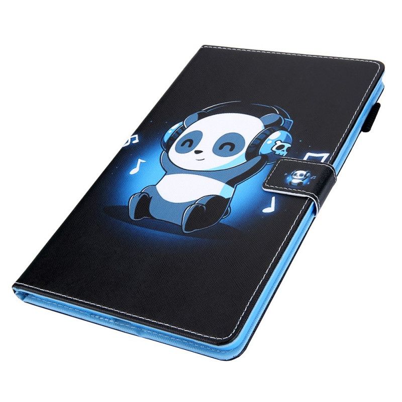 Leren Hoesje voor Samsung Galaxy Tab A7 Funky Panda