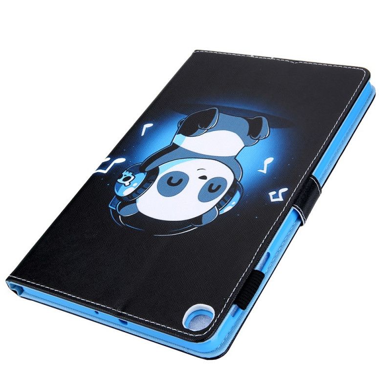 Leren Hoesje voor Samsung Galaxy Tab A7 Funky Panda