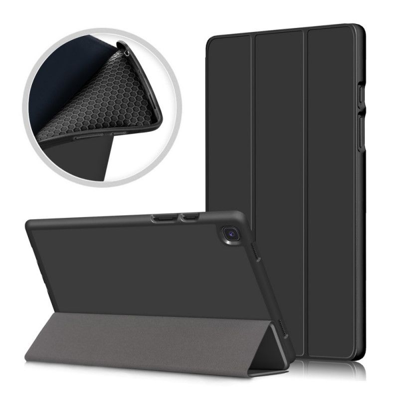 Smart Case Samsung Galaxy Tab A7 Grijs Zwart Drievoudig Premium