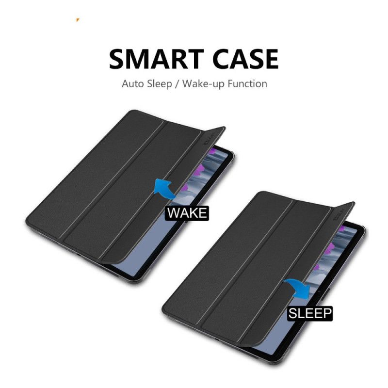 Smart Case Samsung Galaxy Tab A7 Grijs Zwart Enkay