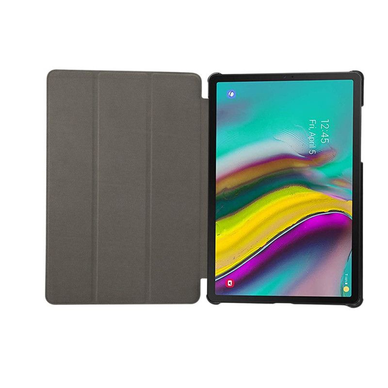 Smart Case Samsung Galaxy Tab A7 Roze Grijs Marmeren Stijl