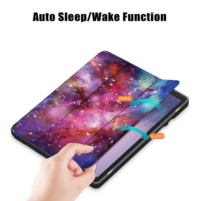 Smart Case Samsung Galaxy Tab A7 Versterkte Contouren Ruimte