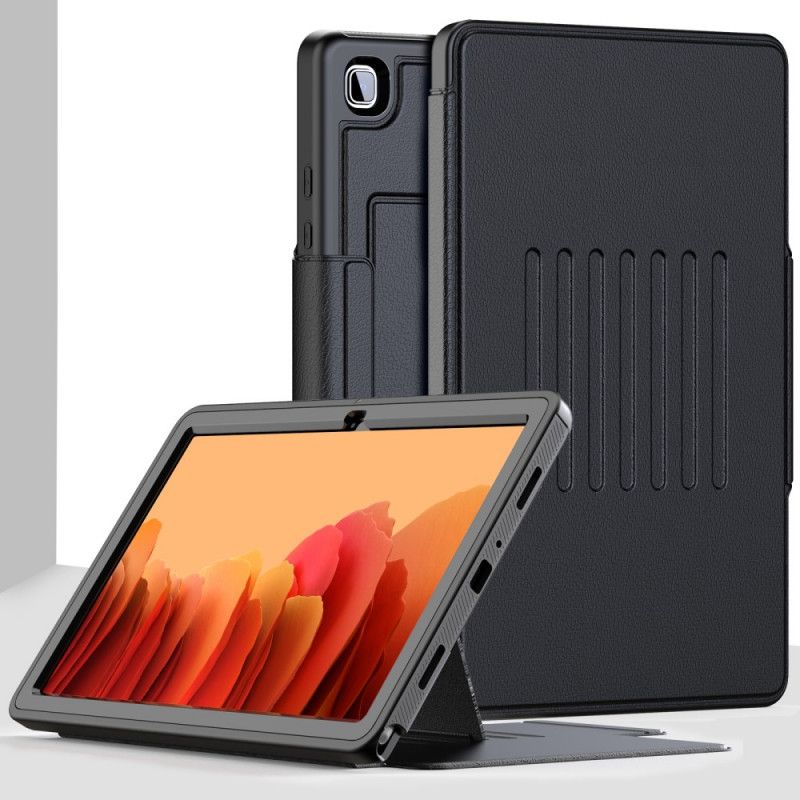 Smartcase Samsung Galaxy Tab A7 Rood Zwart 1 Multifunctionele Luik