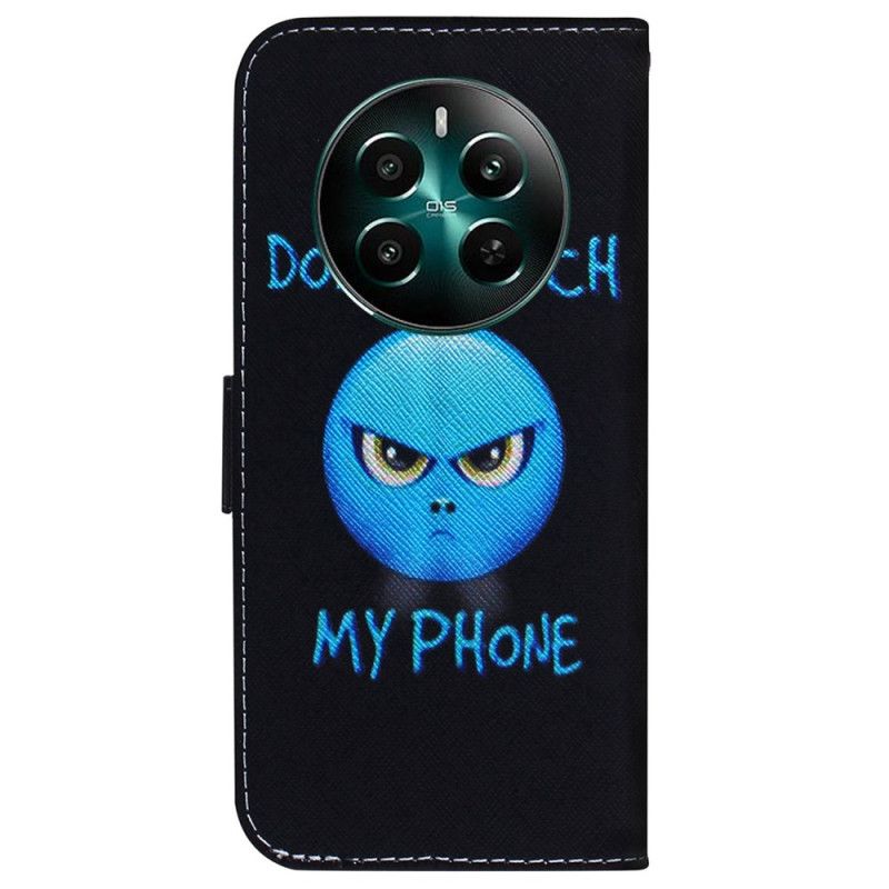 Leren Hoesje Voor Realme 12 Plus 5g Telefoon-emoji