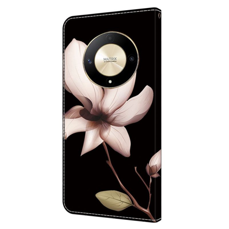 Bescherming Hoesje Honor X9b / Magic 6 Lite Roze Bloem