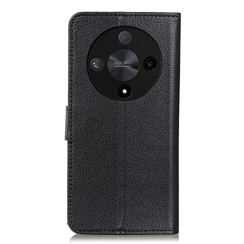 Flip Case Leren Honor X9b / Magic 6 Lite Traditioneel Imitatieleer