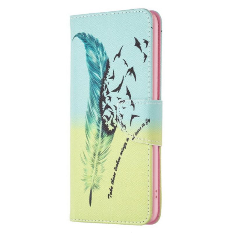 Folio-hoesje Honor X9b / Magic 6 Lite Telefoonhoesje Veren En Vogels