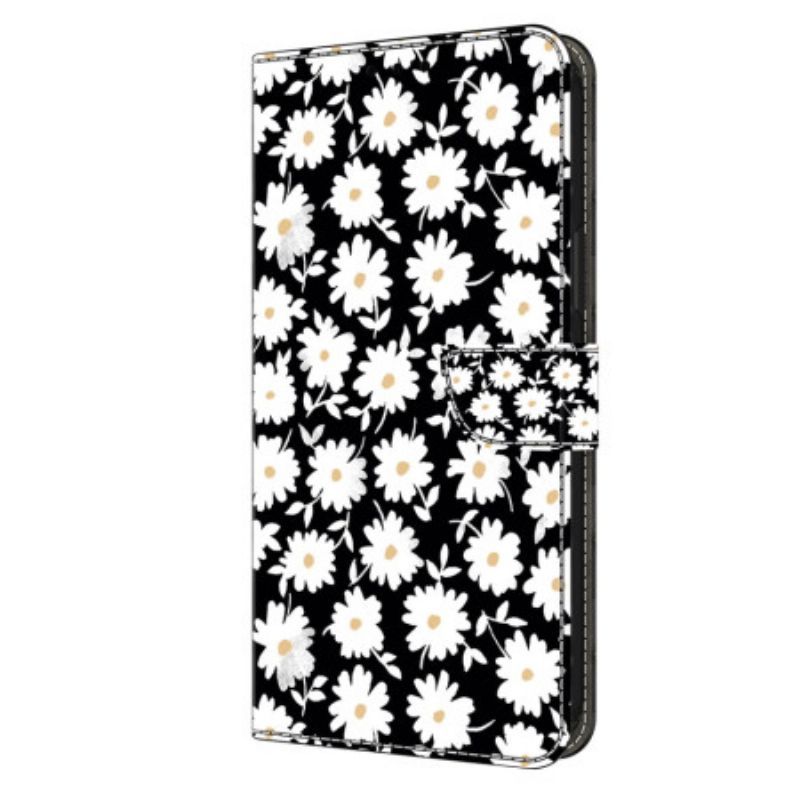 Leren Hoesje Honor X9b / Magic 6 Lite Bloemen