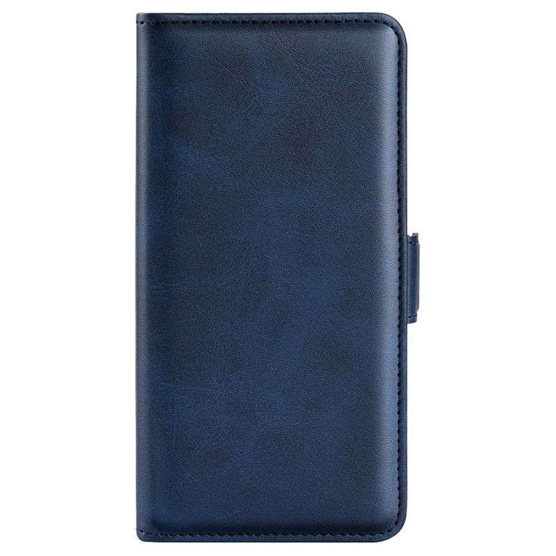 Leren Hoesje Honor X9b / Magic 6 Lite Dubbele Sluiting Bescherming Hoesje