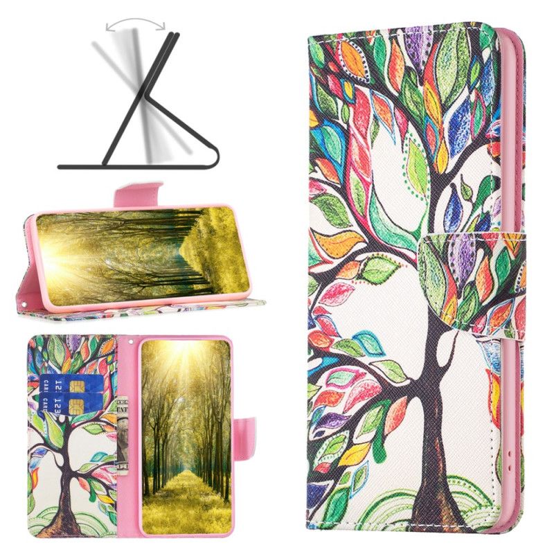 Leren Hoesje Honor X9b / Magic 6 Lite Levensboom Bescherming Hoesje