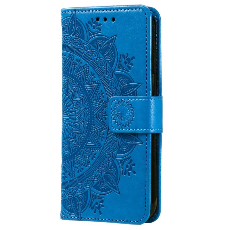 Leren Hoesje Honor X9b / Magic 6 Lite Mandala Zon Met Riem