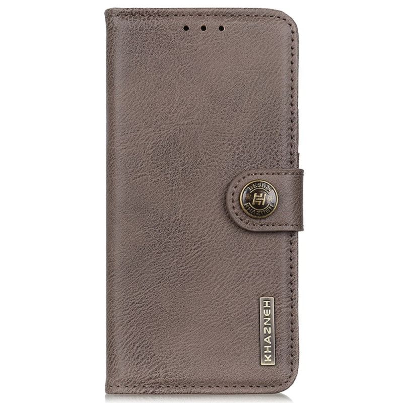 Leren Hoesje Honor X9b / Magic 6 Lite Vintage Khazneh Bescherming Hoesje