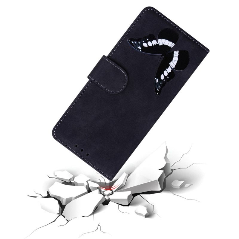 Leren Hoesje Honor X9b / Magic 6 Lite Vlinderpatroon